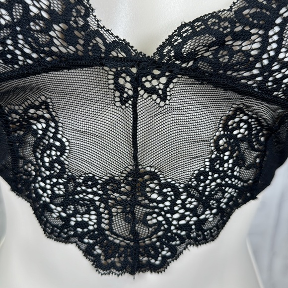 Nasty Gal Sheer Lace Bralette Unlined Longline Adjustable Straps - Picture 6 of 8